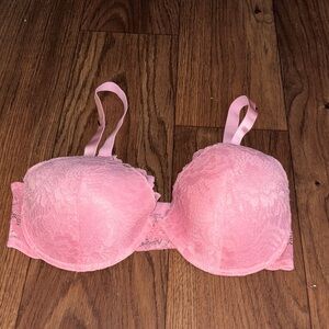 ✅Kathy Ireland Lace Lace Bra in Pink